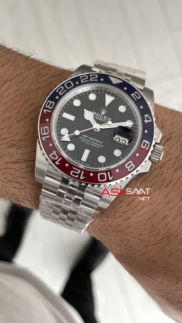 Rolex Pepsi Gmt Master II 126710BLRO Jubilee 40mm Tungsten DD3285 V3 Super Clone ETA Swiss VS Factory Rolex Pepsi Gmt Master II 126710BLRO Jubilee 40mm Tungsten DD3285 V3 Super Clone ETA Swiss VS Factory