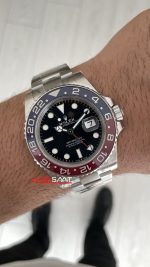 Rolex Pepsi Gmt Master II 126710BLRO Oyster 40mm Tungsten DD3285 V3 Super Clone ETA Swiss VS Factory