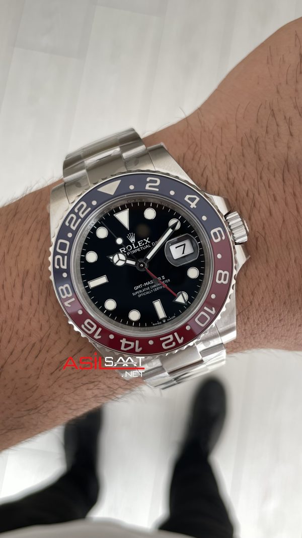 Rolex Pepsi Gmt Master II 126710BLRO Oyster 40mm Tungsten DD3285 V3 Super Clone ETA Swiss VS Factory Rolex Pepsi Gmt Master II 126710BLRO Oyster 40mm Tungsten DD3285 V3 Super Clone ETA Swiss VS Factory