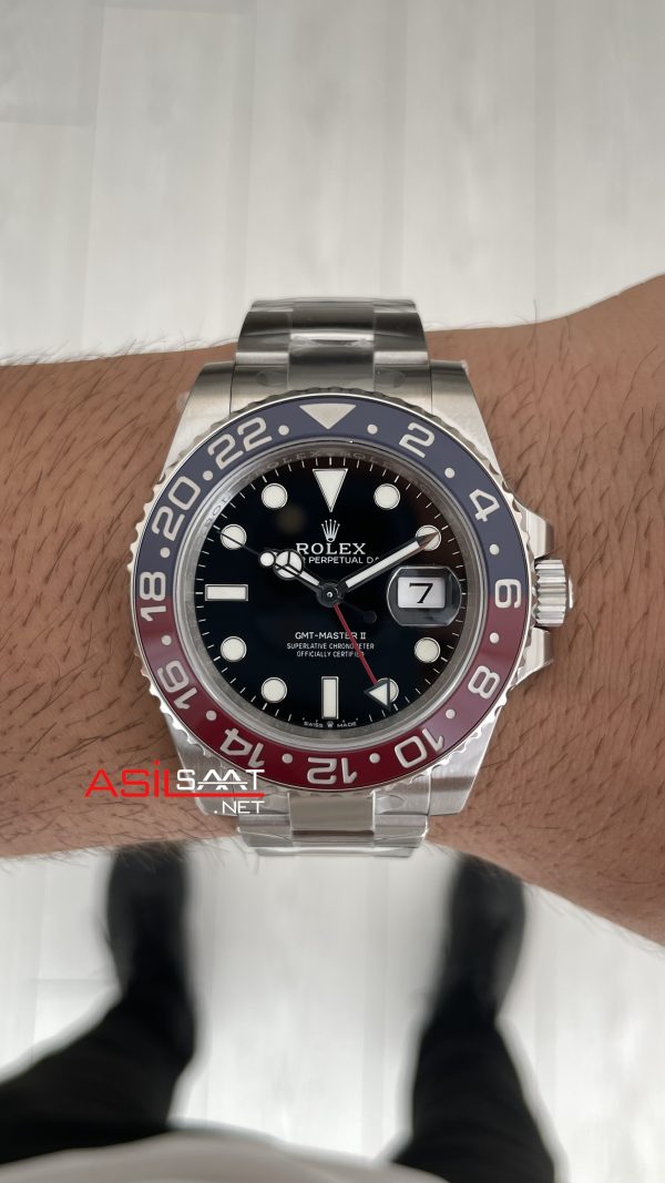 Rolex Pepsi Gmt Master II 126710BLRO Oyster 40mm Tungsten DD3285 V3 Super Clone ETA Swiss VS Factory Rolex Pepsi Gmt Master II 126710BLRO Oyster 40mm Tungsten DD3285 V3 Super Clone ETA Swiss VS Factory