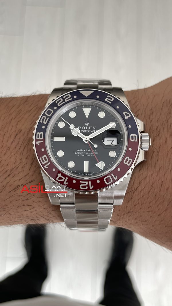 Rolex Pepsi Gmt Master II 126710BLRO Oyster 40mm Tungsten DD3285 V3 Super Clone ETA Swiss VS Factory Rolex Pepsi Gmt Master II 126710BLRO Oyster 40mm Tungsten DD3285 V3 Super Clone ETA Swiss VS Factory