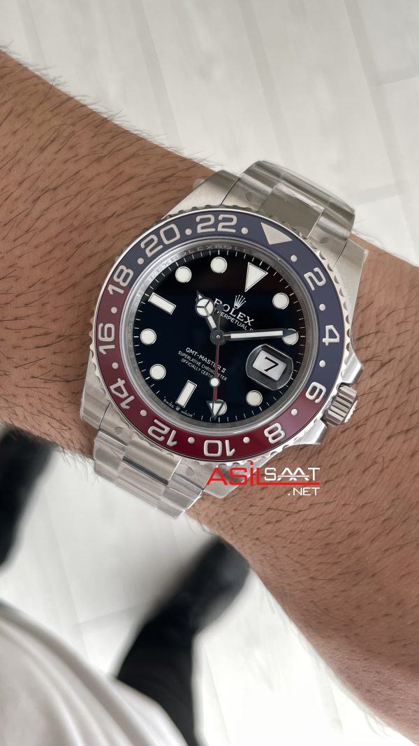 Rolex Pepsi Gmt Master II 126710BLRO Oyster 40mm Tungsten DD3285 V3 Super Clone ETA Swiss VS Factory Rolex Pepsi Gmt Master II 126710BLRO Oyster 40mm Tungsten DD3285 V3 Super Clone ETA Swiss VS Factory