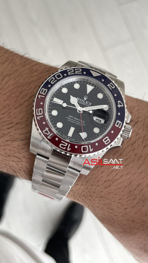 Rolex Pepsi Gmt Master II 126710BLRO Oyster 40mm Tungsten DD3285 V3 Super Clone ETA Swiss VS Factory Rolex Pepsi Gmt Master II 126710BLRO Oyster 40mm Tungsten DD3285 V3 Super Clone ETA Swiss VS Factory