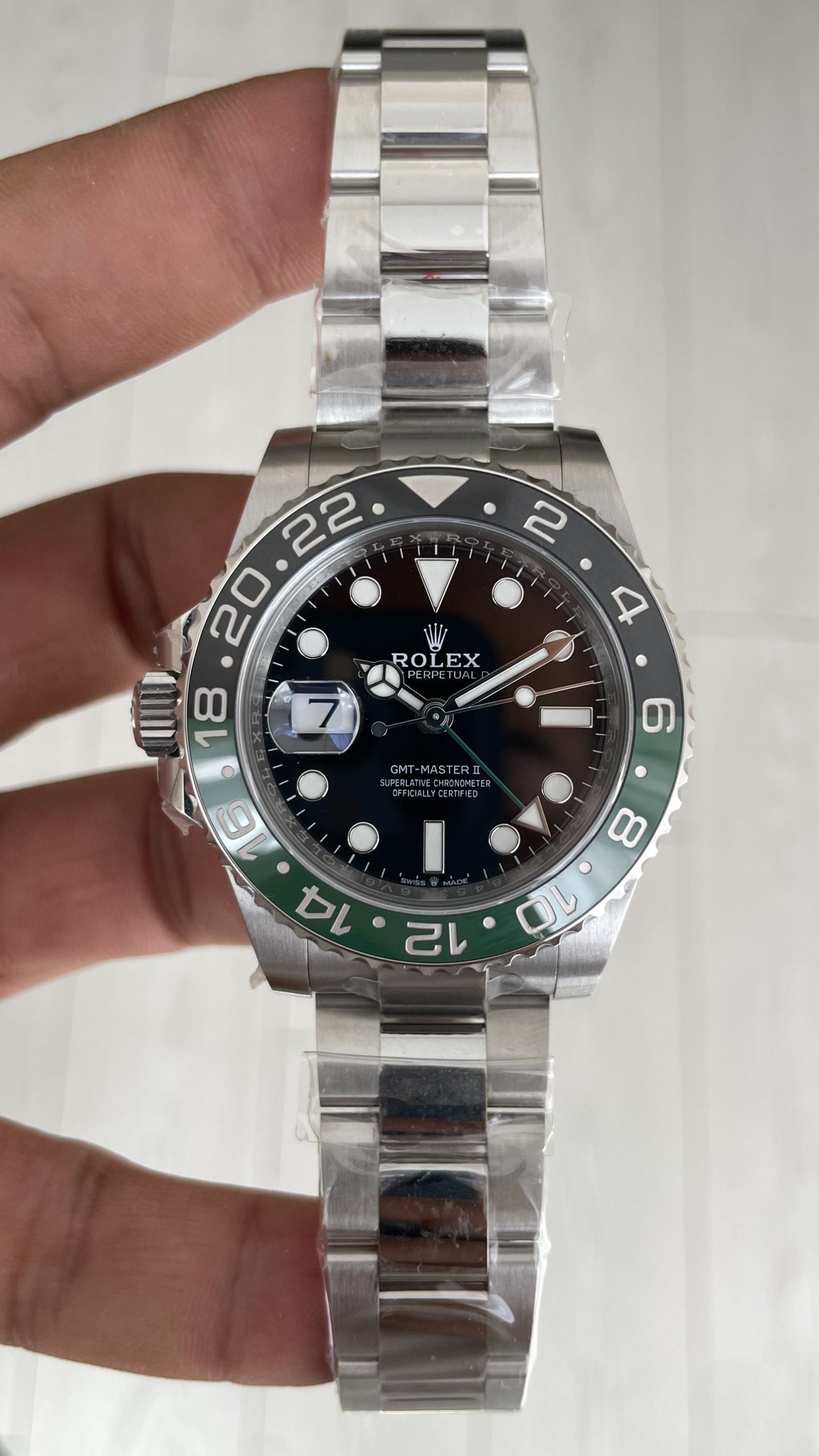 Rolex Sprite Gmt Master II 126720VTNR Oyster 40mm DD3285 V3 Super Klon Swiss ETA Saat AR Factory Rolex Sprite Gmt Master II 126720VTNR Oyster 40mm DD3285 V3 Super Klon Swiss ETA Saat AR Factory