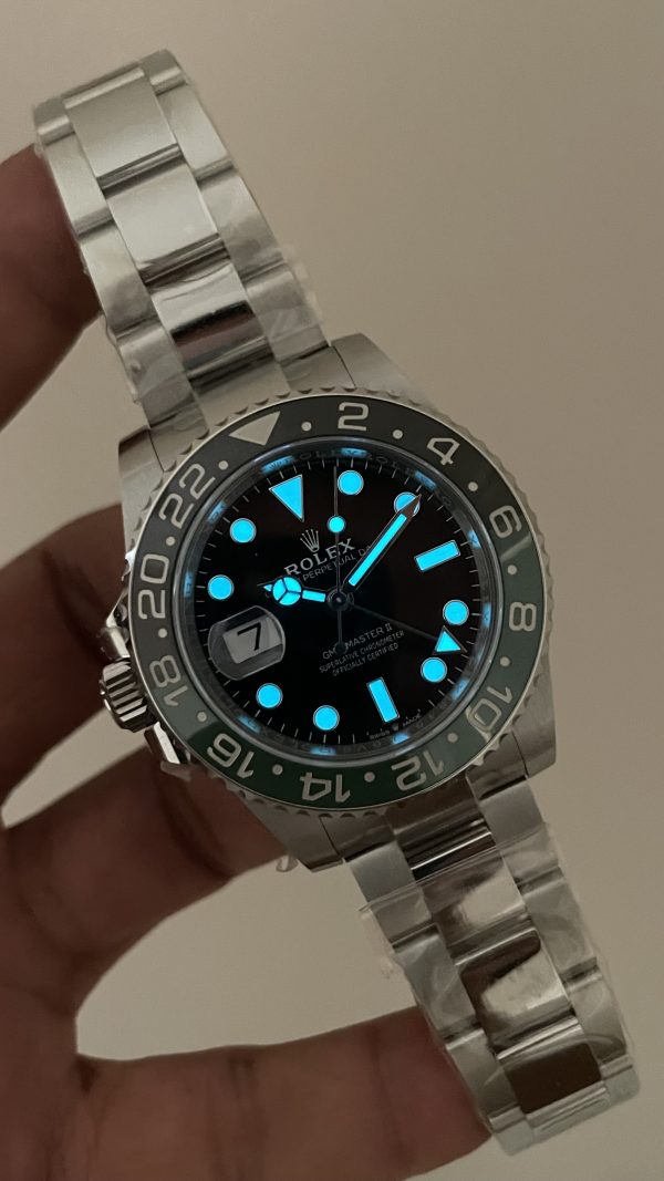 Rolex Sprite Gmt Master II 126720VTNR Oyster 40mm DD3285 V3 Super Klon Swiss ETA Saat AR Factory Rolex Sprite Gmt Master II 126720VTNR Oyster 40mm DD3285 V3 Super Klon Swiss ETA Saat AR Factory
