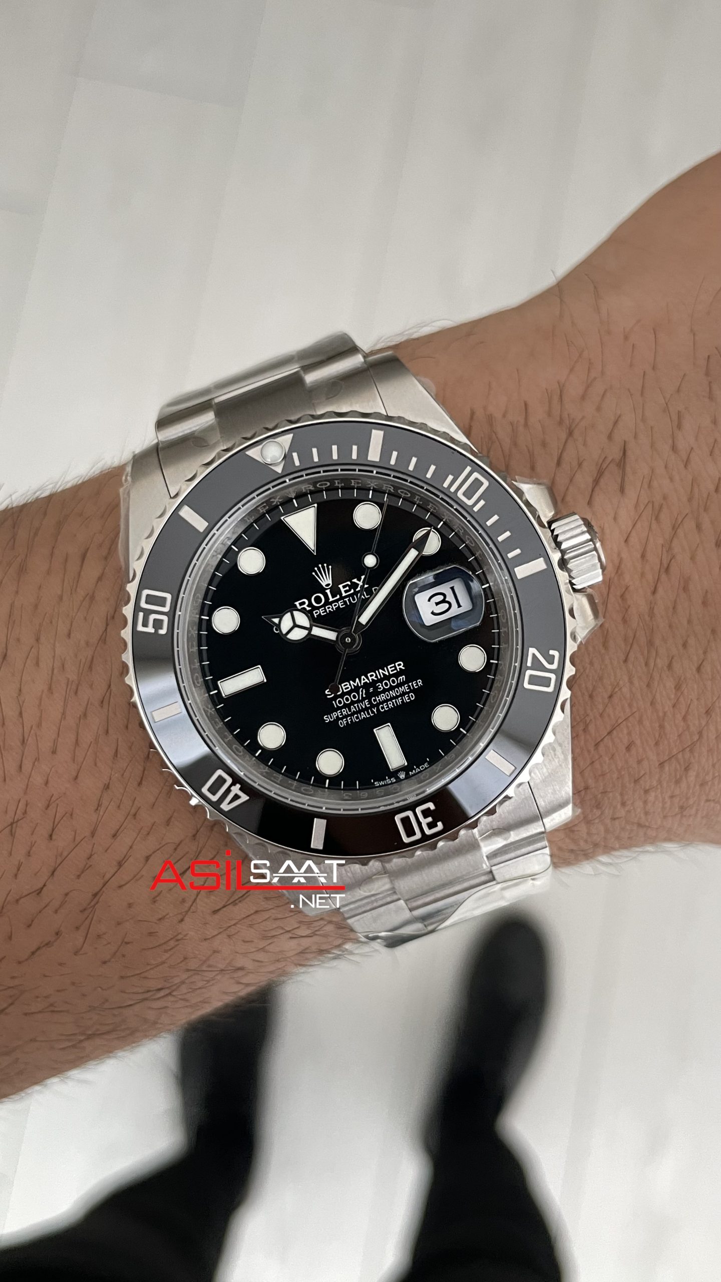 Rolex Submariner Date 126610LN 41mm Tungsten DD3235 Super Clone Swiss ETA Saat VS Factory V3