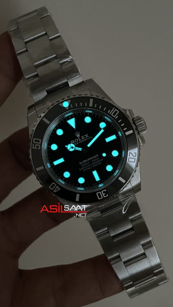 Rolex Submariner No Date 124060 41mm Tungsten DD3230 Super Clone Swiss ETA Saat VS Factory V3 Rolex Submariner No Date 124060 41mm Tungsten DD3230 Super Clone Swiss ETA Saat VS Factory V3