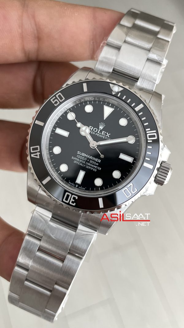 Rolex Submariner No Date 124060 41mm Tungsten DD3230 Super Clone Swiss ETA Saat VS Factory V3 Rolex Submariner No Date 124060 41mm Tungsten DD3230 Super Clone Swiss ETA Saat VS Factory V3