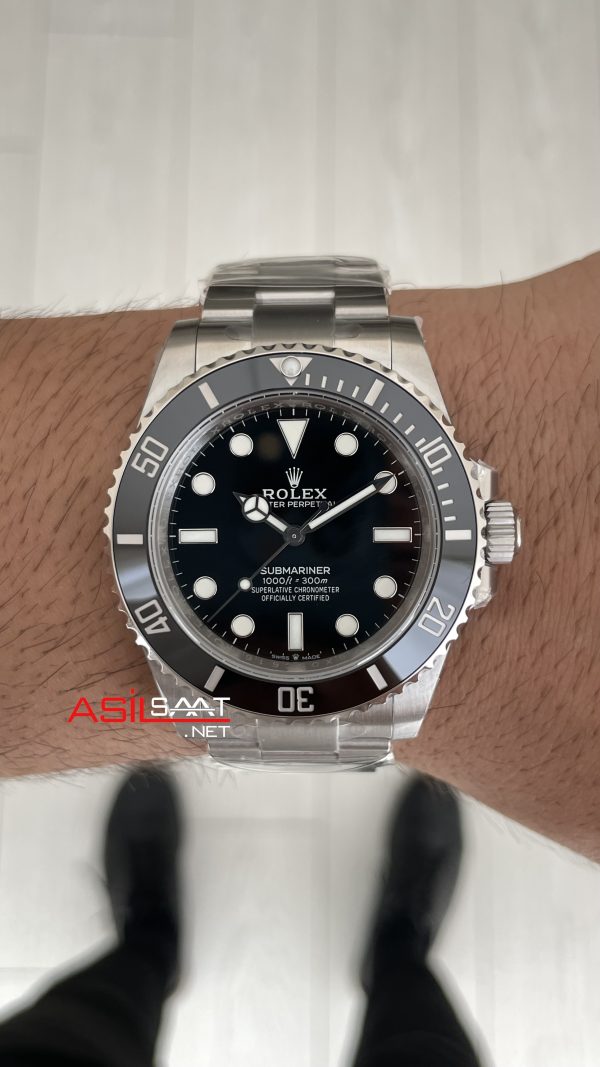Rolex Submariner No Date 124060 41mm Tungsten DD3230 Super Clone Swiss ETA Saat VS Factory V3 Rolex Submariner No Date 124060 41mm Tungsten DD3230 Super Clone Swiss ETA Saat VS Factory V3