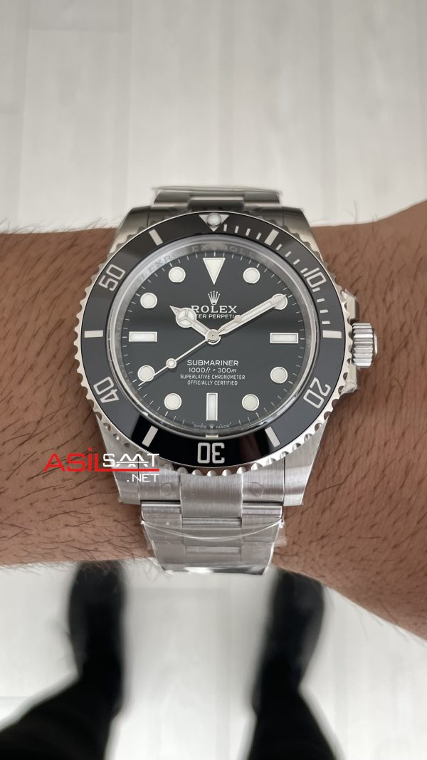 Rolex Submariner No Date 124060 41mm Tungsten DD3230 Super Clone Swiss ETA Saat VS Factory V3 Rolex Submariner No Date 124060 41mm Tungsten DD3230 Super Clone Swiss ETA Saat VS Factory V3