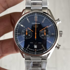 TAG Heuer Carrera Calibre Heuer 02 Siyah Kadran 43mm Replika Saat