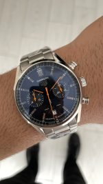 TAG Heuer Carrera Calibre Heuer 02 Siyah Kadran 43mm Replika Saat