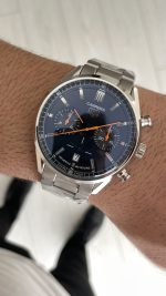TAG Heuer Carrera Calibre Heuer 02 Siyah Kadran 43mm Replika Saat