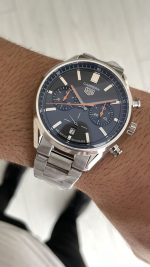 TAG Heuer Carrera Calibre Heuer 02 Siyah Kadran 43mm Replika Saat
