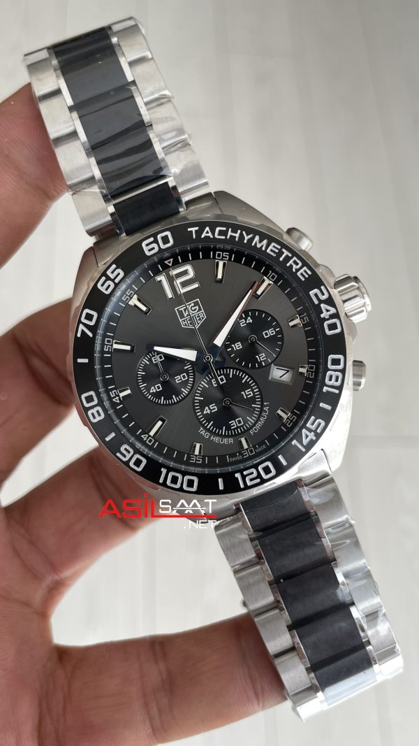 TAG Heuer Formula F1 Calibre 16 Siyah Kadran CAZ1111 43mm Replika Saat TAG Heuer Formula F1 Calibre 16 Siyah Kadran CAZ1111 43mm Replika Saat