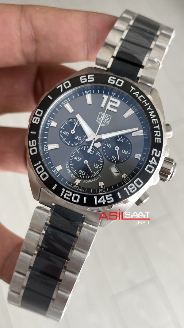 TAG Heuer Formula F1 Calibre 16 Siyah Kadran CAZ1111 43mm Replika Saat TAG Heuer Formula F1 Calibre 16 Siyah Kadran CAZ1111 43mm Replika Saat