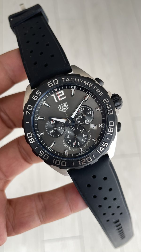 TAG Heuer Formula F1 Chronograph Siyah Kadran CAZ1010 43mm Replika Saat TAG Heuer Formula F1 Chronograph Siyah Kadran CAZ1010 43mm Replika Saat