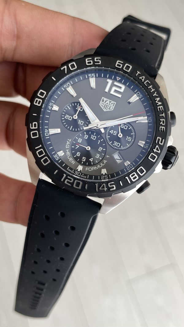 TAG Heuer Formula F1 Chronograph Siyah Kadran CAZ1010 43mm Replika Saat TAG Heuer Formula F1 Chronograph Siyah Kadran CAZ1010 43mm Replika Saat