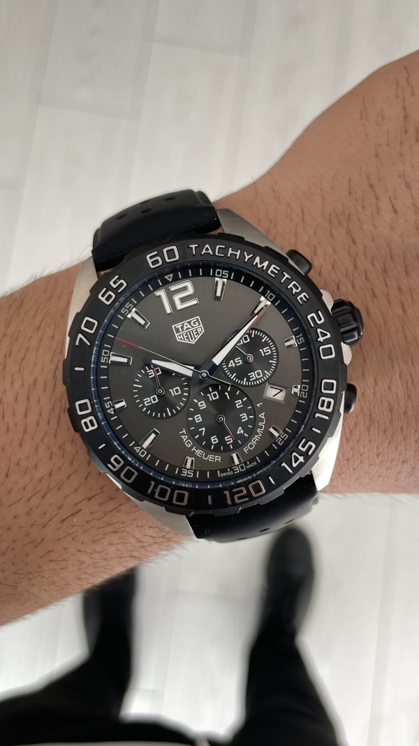 TAG Heuer Formula F1 Chronograph Siyah Kadran CAZ1010 43mm Replika Saat TAG Heuer Formula F1 Chronograph Siyah Kadran CAZ1010 43mm Replika Saat