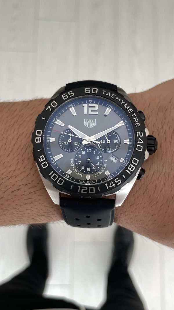 TAG Heuer Formula F1 Chronograph Siyah Kadran CAZ1010 43mm Replika Saat TAG Heuer Formula F1 Chronograph Siyah Kadran CAZ1010 43mm Replika Saat