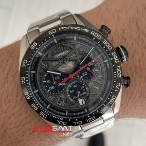 TAG Heuer Porsche Carrera Chronograph 44mm Siyah Kadran Replika Saat
