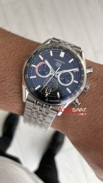 TAG Heuer Porsche Carrera Chronosprint Jubilee Chronograph 41mm Siyah Kadran Replika Saat