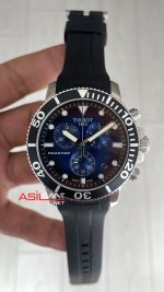 Tissot Seastar 1000 Chronograph Silver 45mm Mavi Kadran