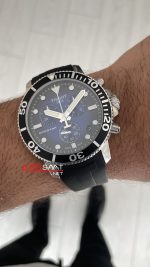 Tissot Seastar 1000 Chronograph Silver 45mm Mavi Kadran