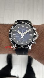 Tissot Seastar 1000 Chronograph Silver 45mm Mavi Kadran