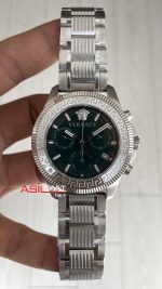 Versace Greca Action VE3J00422 Yeşil Kadran 45mm Silver