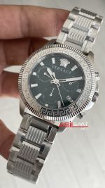 Versace Greca Action VE3J00422 Yeşil Kadran 45mm Silver