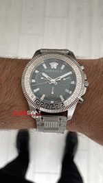 Versace Greca Action VE3J00422 Yeşil Kadran 45mm Silver