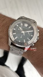 Versace Greca Action VE3J00422 Yeşil Kadran 45mm Silver