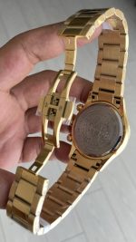Versace VRSCVEV700621 Gold Mavi Kadran 44mm Erkek Kol Saati
