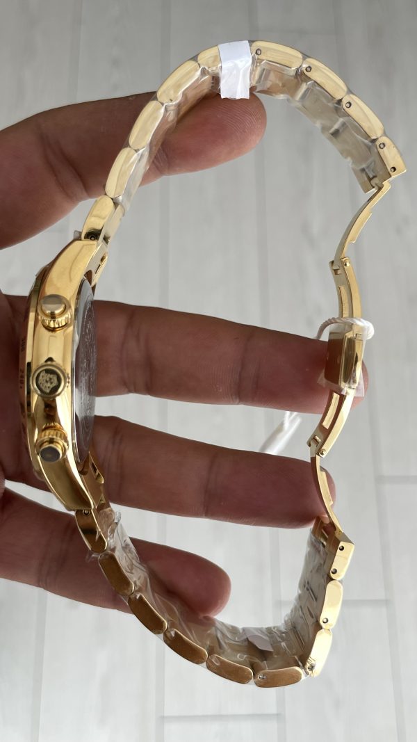 Versace VRSCVEV700621 Gold Mavi Kadran 44mm Erkek Kol Saati