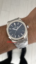 Audemars Piguet Royal Oak Mavi 15500ST 41mm DD4302 1:1 VS Factory Super Clone Swiss ETA Saat