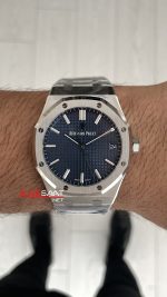 Audemars Piguet Royal Oak Mavi 15500ST 41mm DD4302 1:1 VS Factory Super Clone Swiss ETA Saat