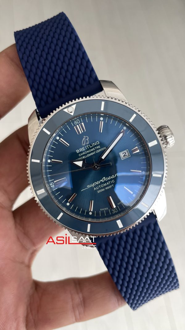 Breitling Superocean Heritage II 46mm Mavi Kadran B20 Replika Saat Breitling Superocean Heritage II 46mm Mavi Kadran B20 Replika Saat