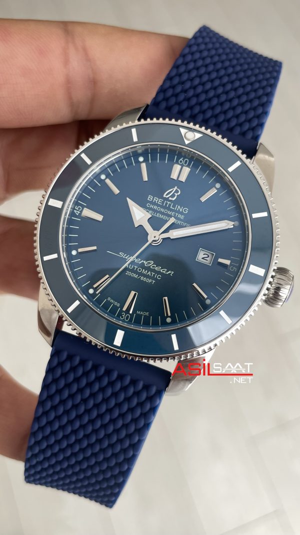 Breitling Superocean Heritage II 46mm Mavi Kadran B20 Replika Saat Breitling Superocean Heritage II 46mm Mavi Kadran B20 Replika Saat