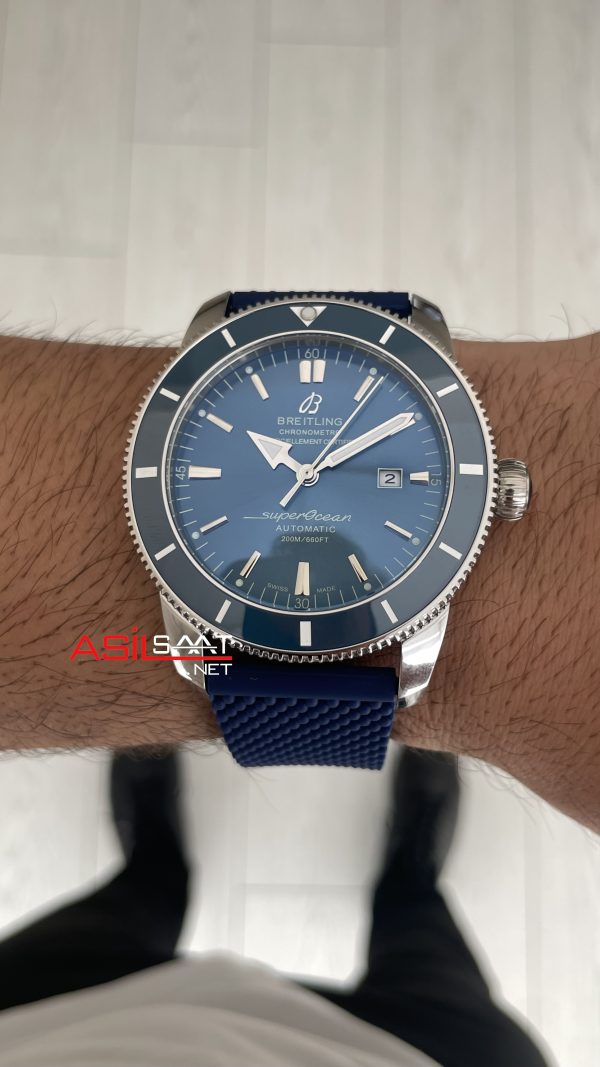 Breitling Superocean Heritage II 46mm Mavi Kadran B20 Replika Saat Breitling Superocean Heritage II 46mm Mavi Kadran B20 Replika Saat