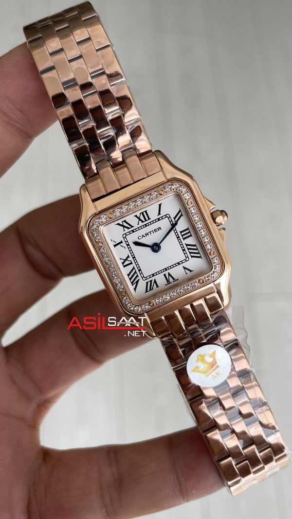 Cartier Panthere Diamond WJPN0072 Rosegold 27mm Kadın Kol Saati Cartier Panthere Diamond WJPN0072 Rosegold 27mm Kadın Kol Saati