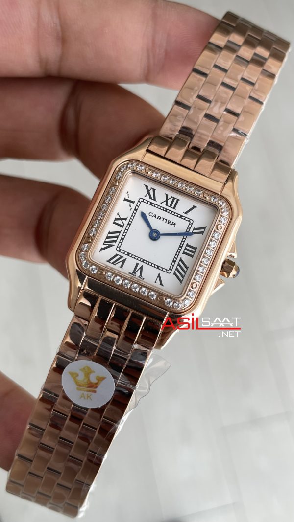 Cartier Panthere Diamond WJPN0072 Rosegold 27mm Kadın Kol Saati Cartier Panthere Diamond WJPN0072 Rosegold 27mm Kadın Kol Saati