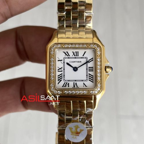 Cartier Panthere Diamond WJPN0085 Gold 27mm Kadın Kol Saati