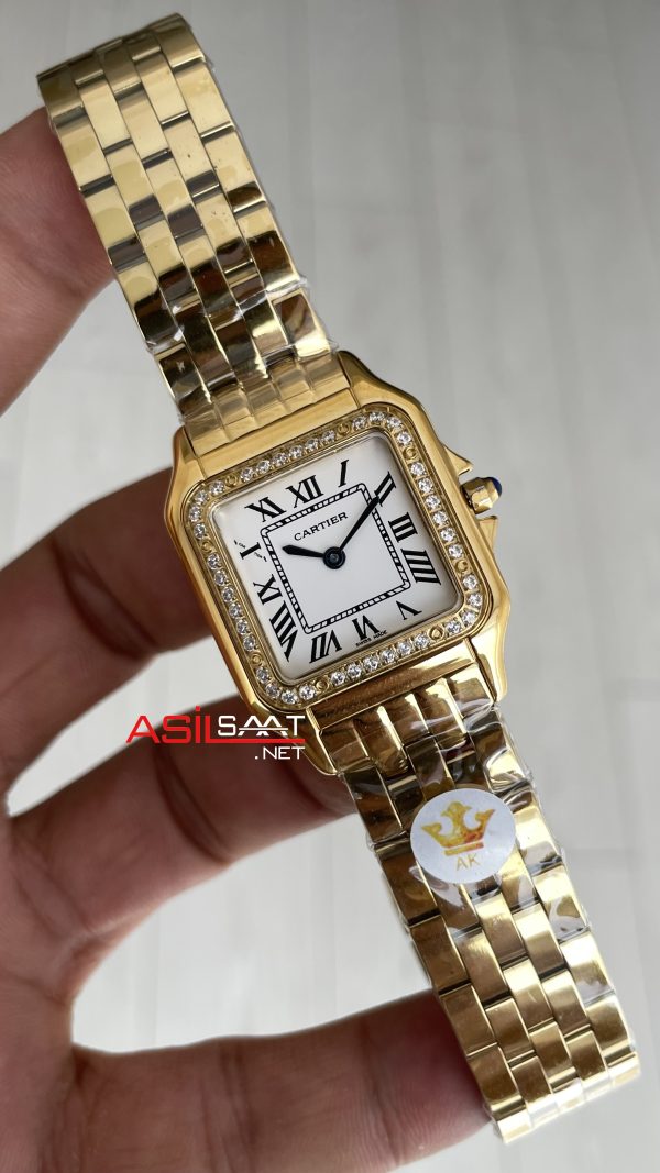 Cartier Panthere Diamond WJPN0085 Gold 27mm Kadın Kol Saati