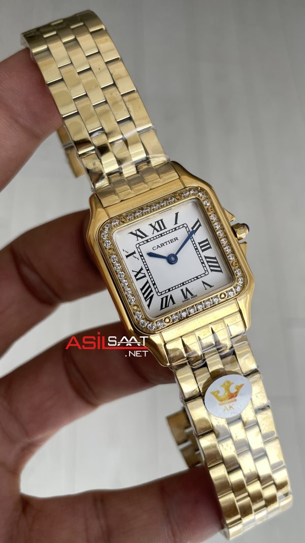 Cartier Panthere Diamond WJPN0085 Gold 27mm Kadın Kol Saati