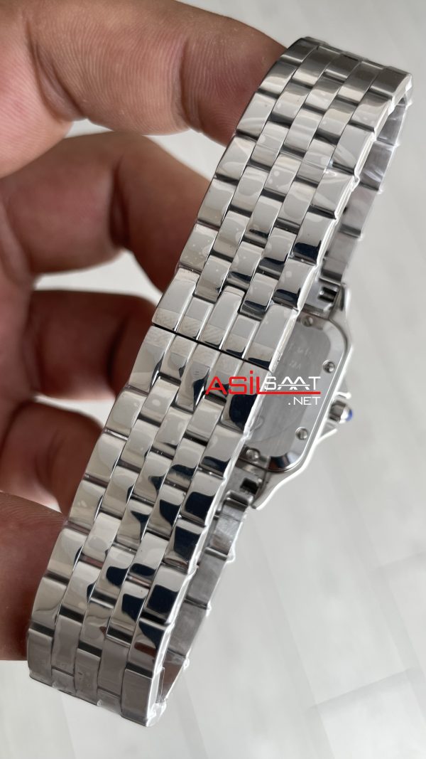 Cartier Panthere Medium Diamond W4PN0018 Silver 27mm Kadın Kol Saati Cartier Panthere Medium Diamond W4PN0018 Silver 27mm Kadın Kol Saati
