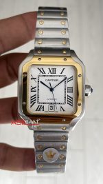 Cartier Santos W2SA0009 Beyaz Large 40mm Replika Saat