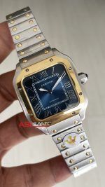Cartier Santos W2SA0009 Mavi Kadran 35mm Medium Kadın Kol Saati