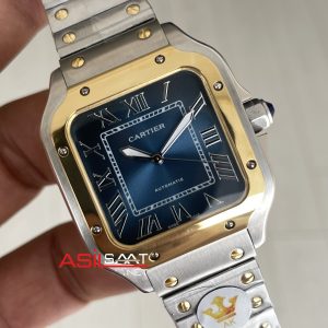 Cartier Santos W2SA0009 Mavi Kadran 35mm Medium Kadın Kol Saati