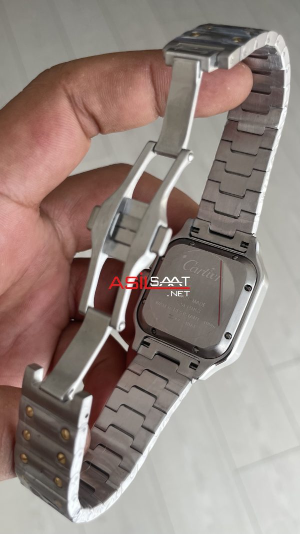 Cartier Santos W2SA0009 Mavi Kadran 35mm Medium Kadın Kol Saati Cartier Santos W2SA0009 Mavi Kadran 35mm Medium Kadın Kol Saati